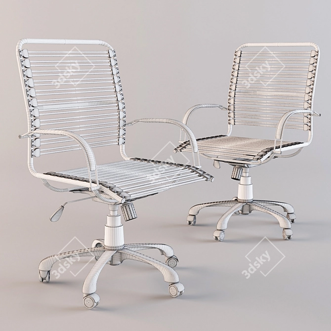 Vox Jangle Office Chair Bundle: Orange & Yellow 3D model image 2