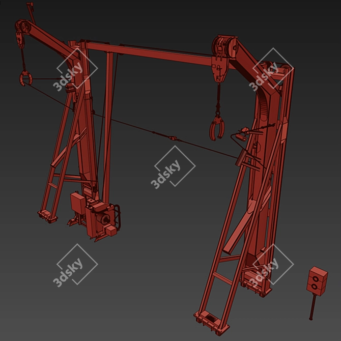 Marine Lift: Sloop Unit 3D model image 2