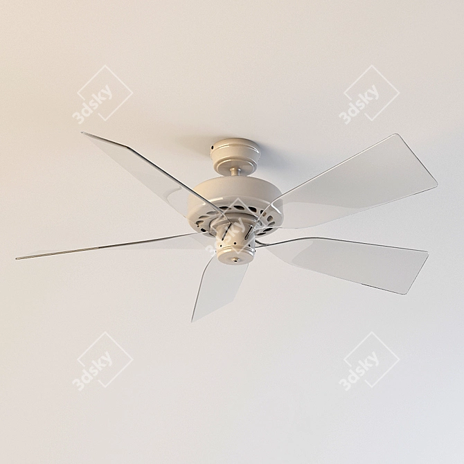 Modern Ceiling Fan 3D model image 1