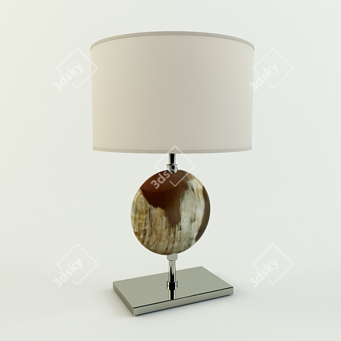 Elegant Arcahorn Table Lamp 3D model image 1