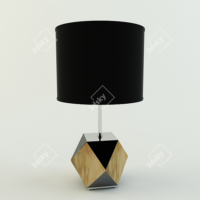 Elegant Arcahorn Table Lamp 3D model image 1