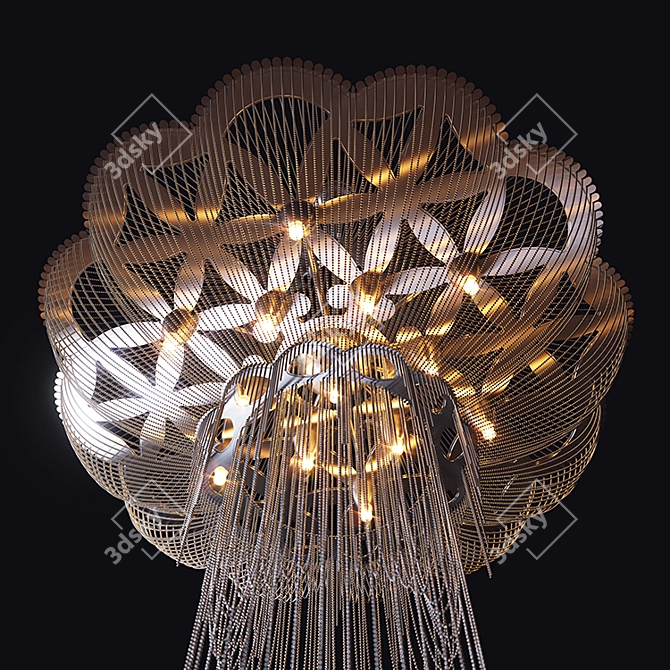 Sacred Geometry Table Lamp 3D model image 2