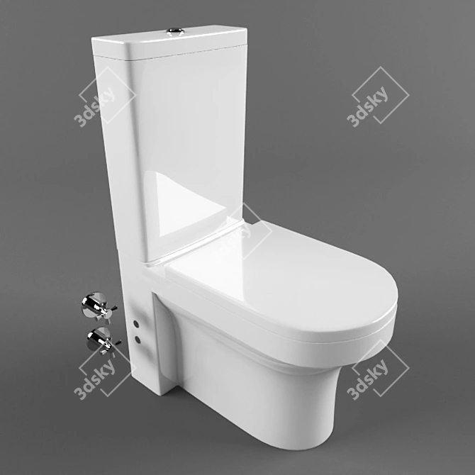 ErgoFlow Team Seat & Reservoir 3D model image 1