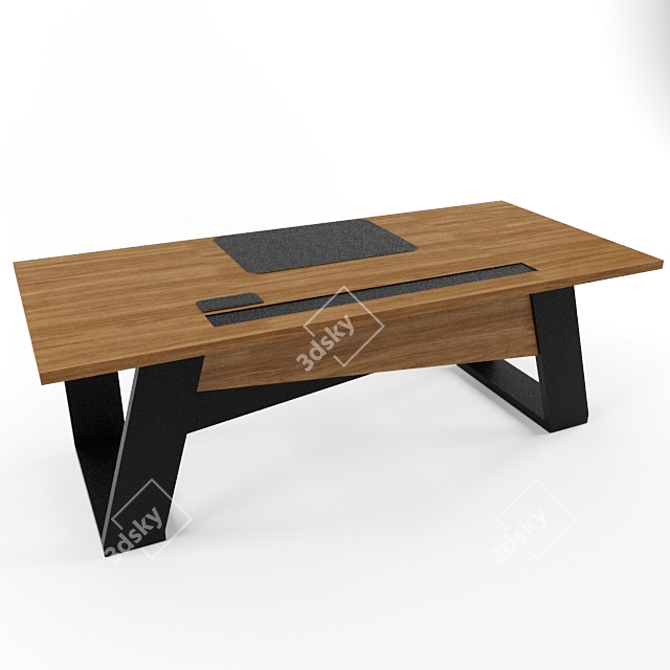 Pierre Cardin Office Table 3D model image 1