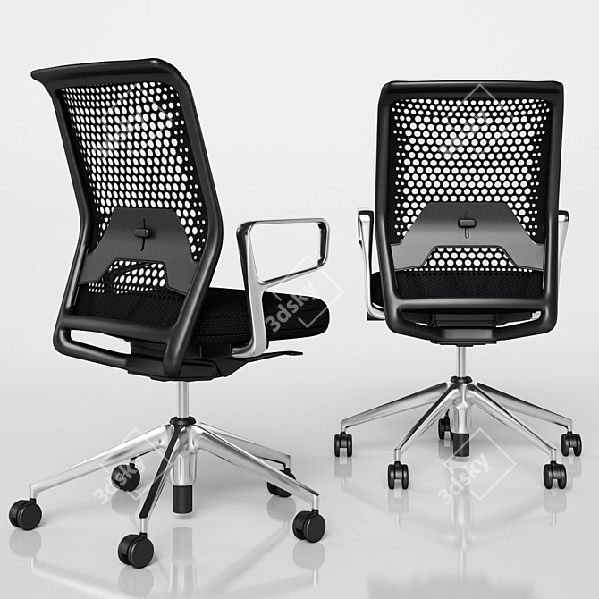 Ergonomic Mesh Office Chair 3D model image 2