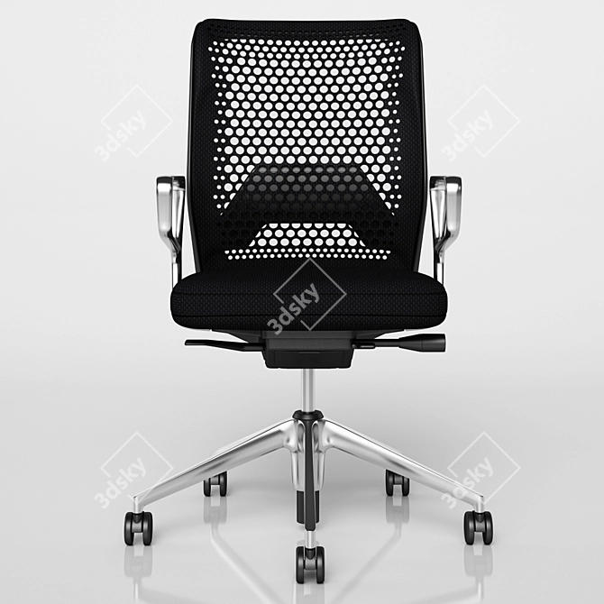 Ergonomic Mesh Office Chair 3D model image 3