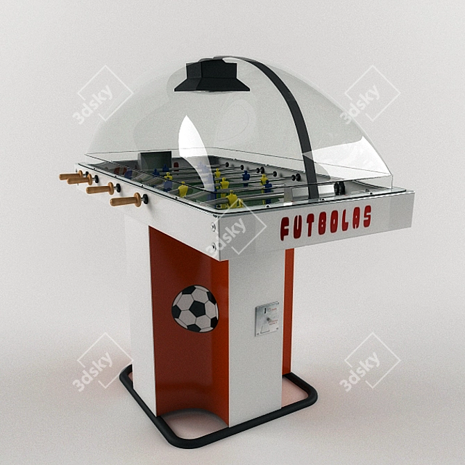 Translated Description: Soviet Football Machine new
From the 80s of the last century
Museum of arcade machines

 Retro Soccer Arcade - Soviet 3D model image 1