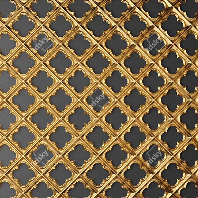 Tiling Panel and Grille 3D model image 1