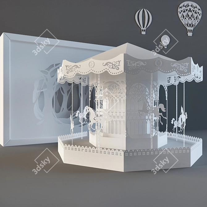 Paper Lightbox 3D model image 2