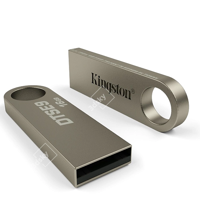 Kingston DTSE9 16GB USB Flash 3D model image 1