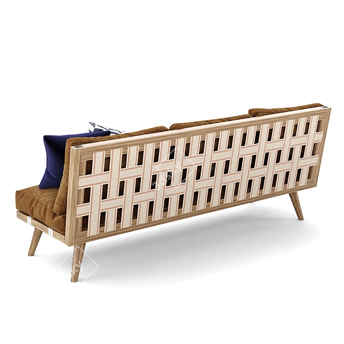 Modern Comfort: Jason Pickens' Sofa 3D model image 2