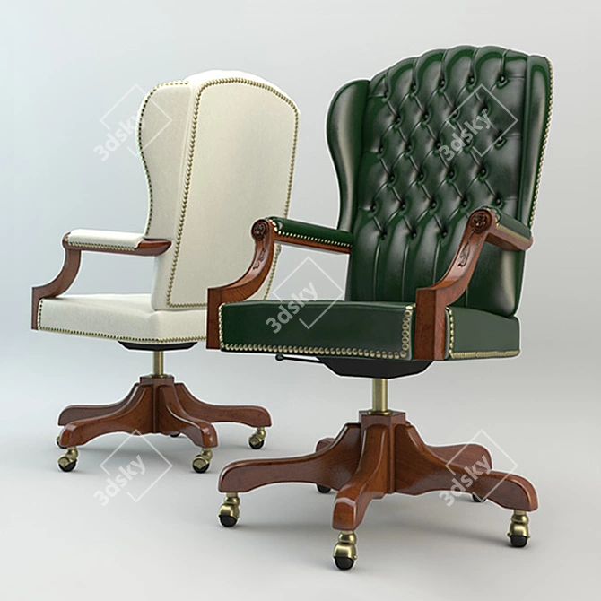 Title: Provasi 0513 Luxury Office Chair 3D model image 1