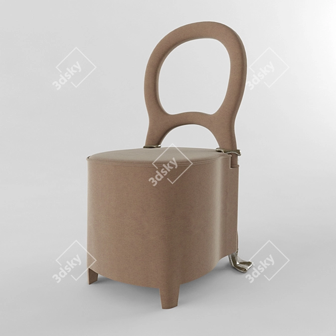 Timeless Elegance Chair 3D model image 2