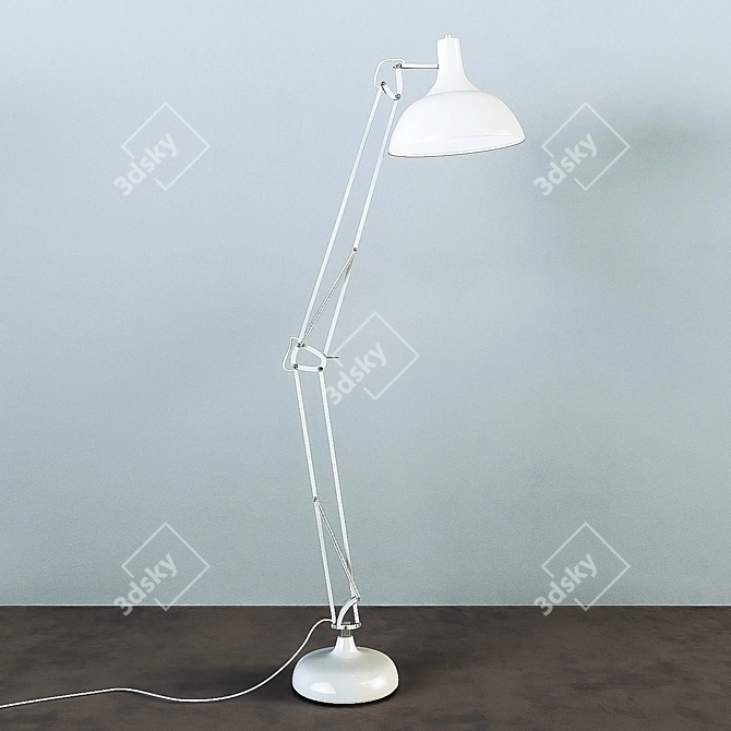 Levi Floor Lamp: Sleek and Stylish 3D model image 3