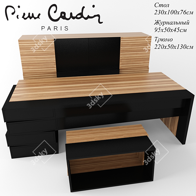 Pierre Cardin 2015 Furniture Set 3D model image 1