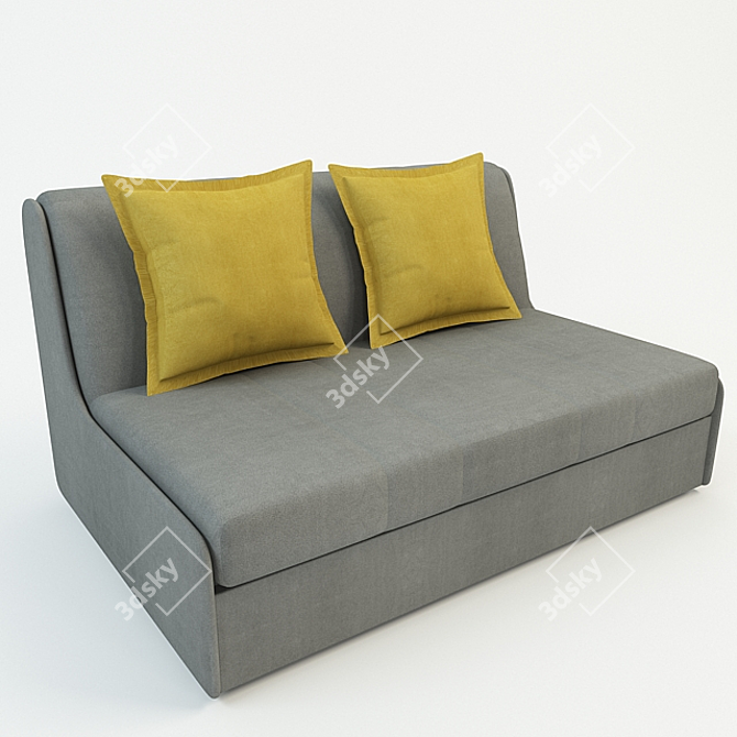 Tokyo Textile Sofa 3D model image 1