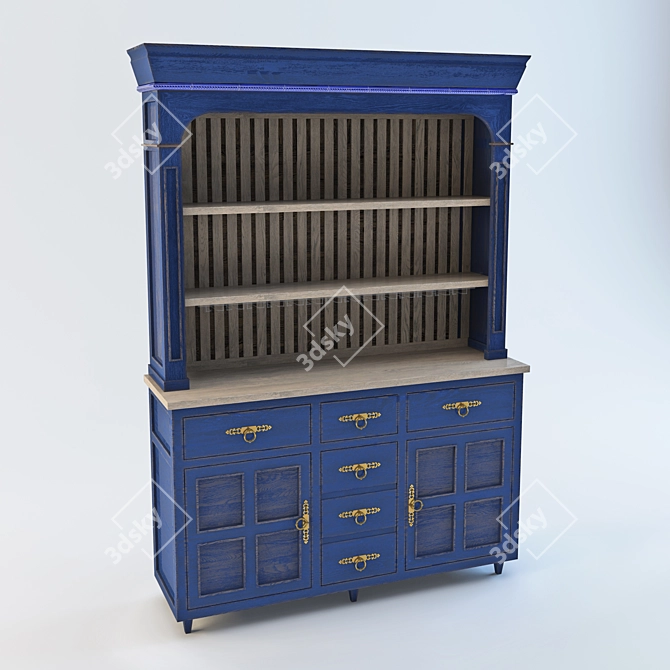 Classic Cupboard: Elegant Storage Solution 3D model image 1