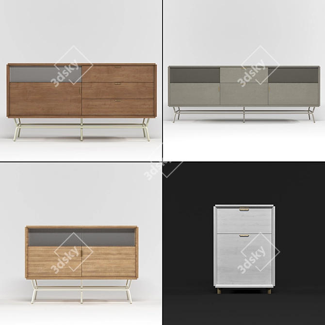 Sleek and Stylish Bludot Dang Collection 3D model image 1