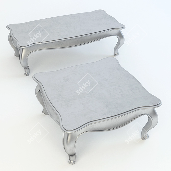 Elegant Zeudi Coffee Table 3D model image 3