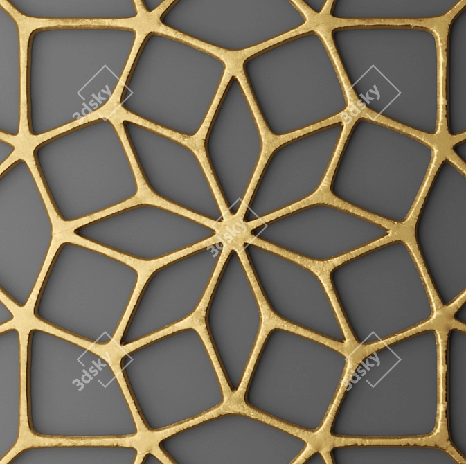 Tiling Panel Grille 3D model image 2