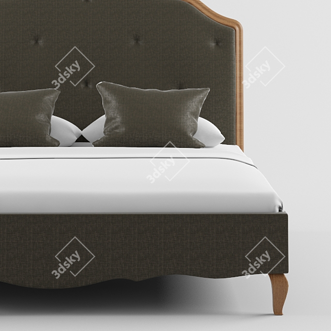 Giorgetti ODILE Bed: Timeless Elegance 3D model image 3