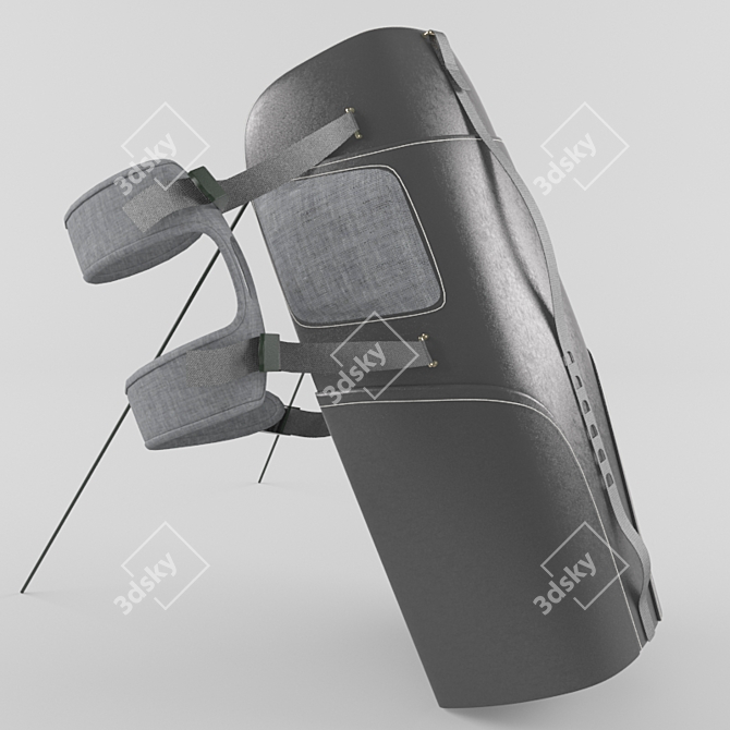 Durable Golf Bag - Perfect for Your Game! 3D model image 1