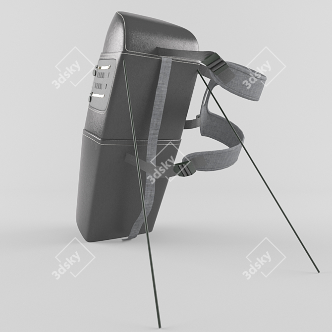 Durable Golf Bag - Perfect for Your Game! 3D model image 3