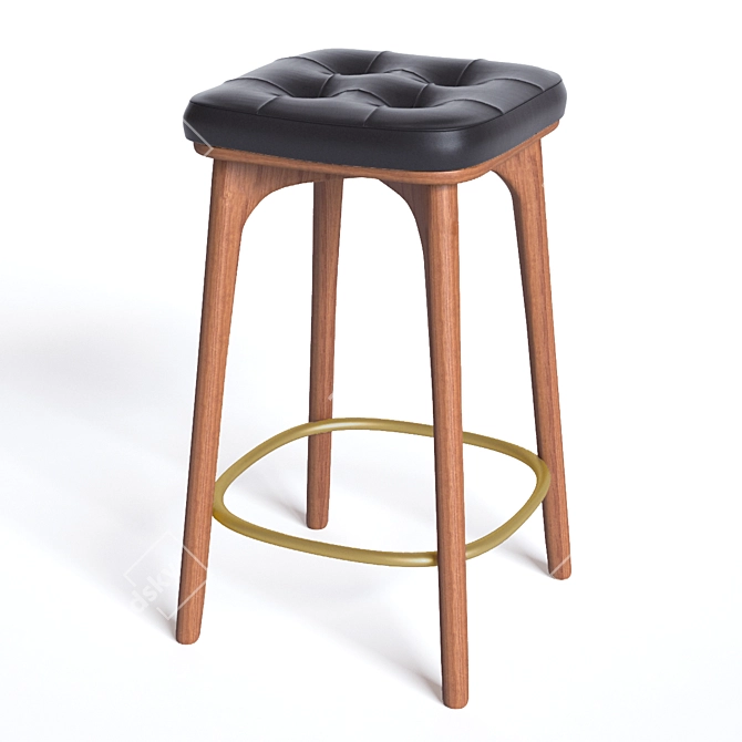 Versatile Utility Stool: H610 3D model image 1