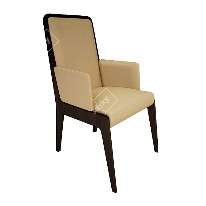 Smania Gary Chair - Elegant and Refined 3D model image 1