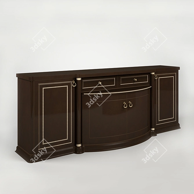 Project-Made Chest of Drawers 3D model image 1