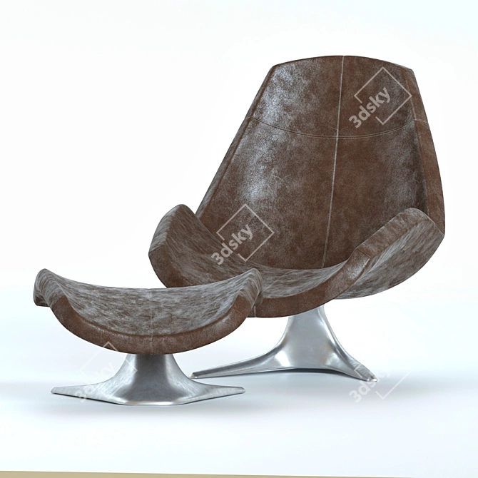 VIO Lounge Chair: Modern Elegance 3D model image 2