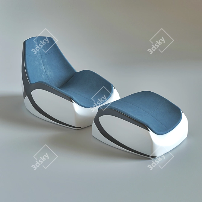 Elevate Your Comfort: Chair Lounge X 3D model image 1