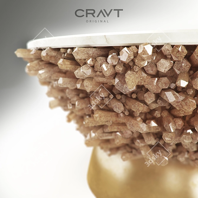 Cravt Precious Rock Bowl 3D model image 2