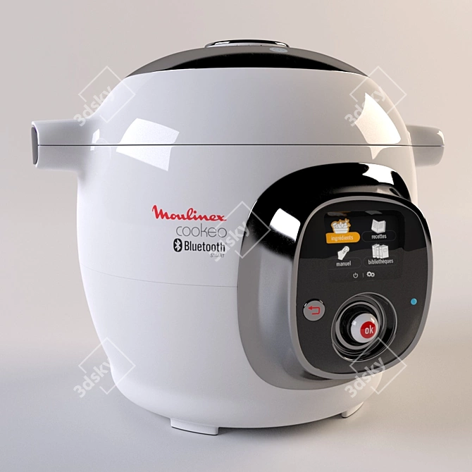 Smart Cooking with Moulinex Cookeo Connect 3D model image 1