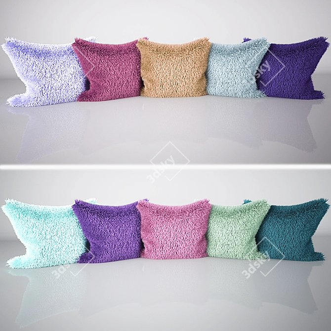 Luxury Comfort Pillow 3D model image 1