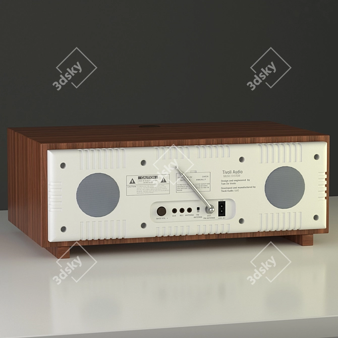 Tivoli Music System Plus - Wooden Audio Bliss 3D model image 2