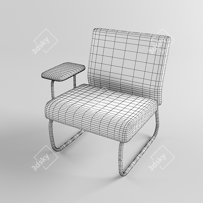 Flexible Modular Slastic Chair 3D model image 3