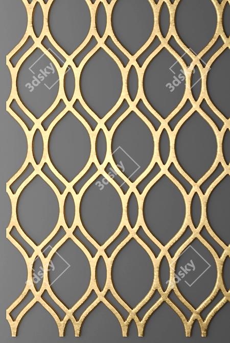 Tileable Panel & Grille 3D model image 2