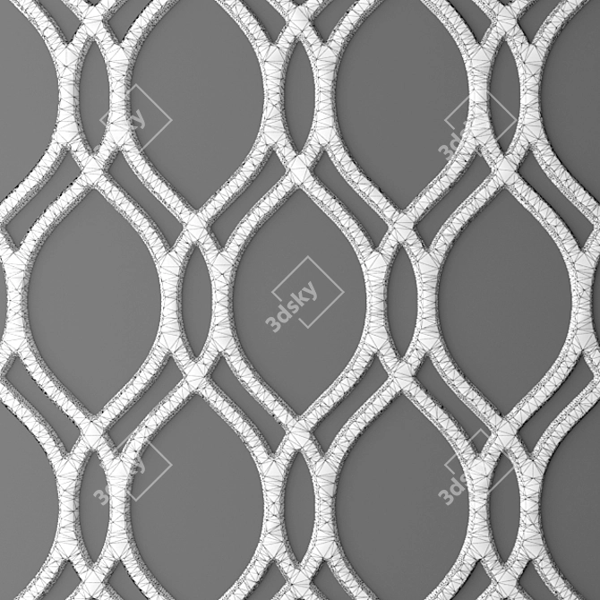 Tileable Panel & Grille 3D model image 3