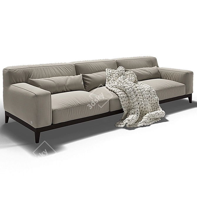 Modern Swing Sofa by Busnelli 3D model image 1