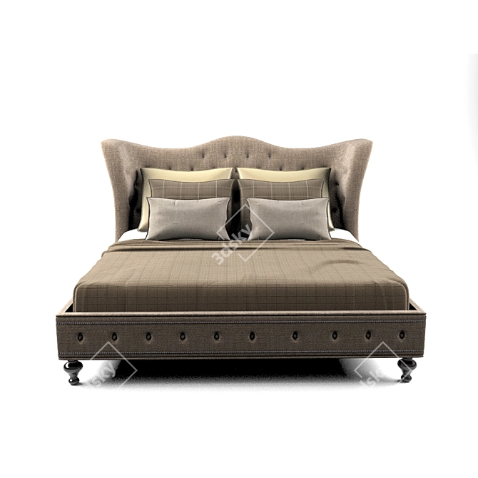 FFDM Bed - Art. 735-267-268 3D model image 3