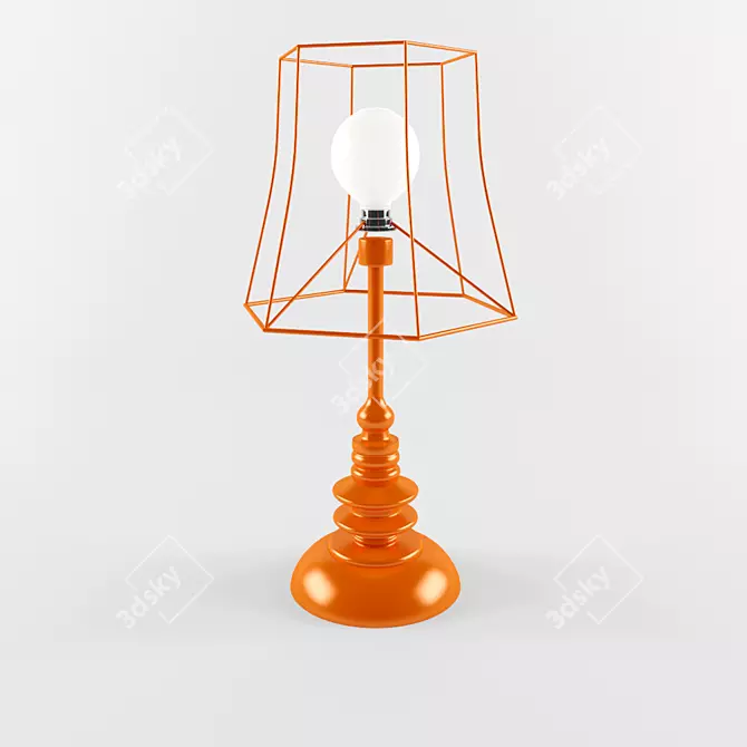 Zelle Table Lamp: Sleek and Stylish Illumination 3D model image 1