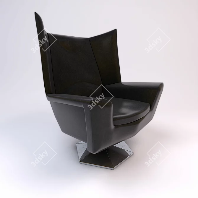 Prisma Swivel Chair by Haapalainen 3D model image 1