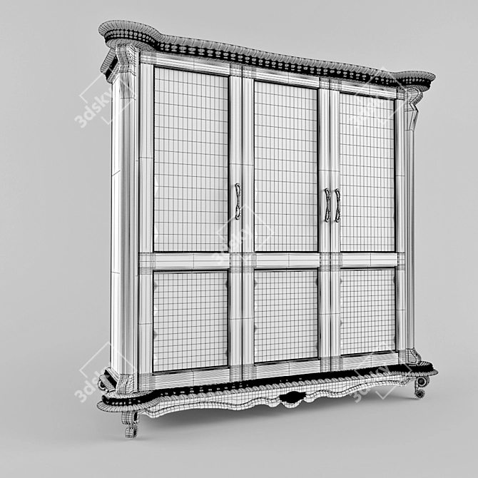 Victoria Belarusian-made Cupboard 3D model image 3