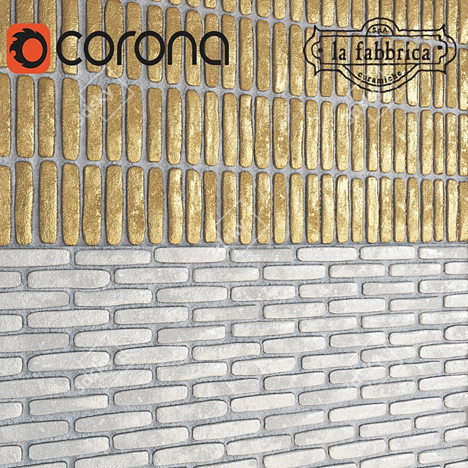 Curbs La Fabbrica Jewels: Handcrafted Terracotta Borders 3D model image 3