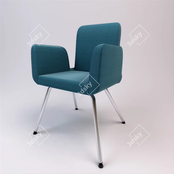 Modern Conference Chair: IKEA PATRICK 3D model image 1