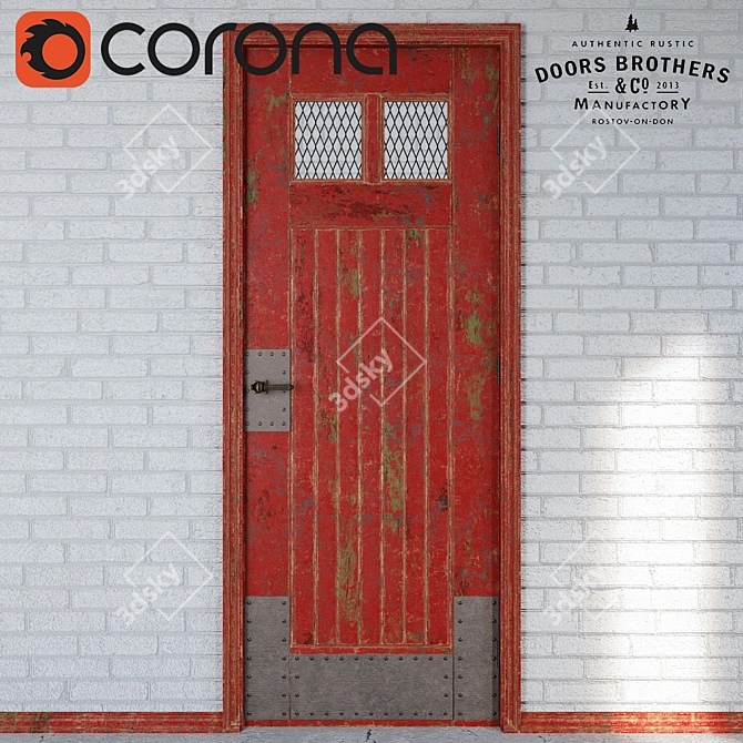 Industrial Loft Door: Doors Brothers 3D model image 1