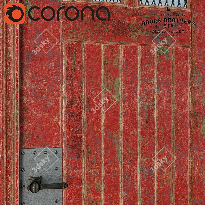 Industrial Loft Door: Doors Brothers 3D model image 2