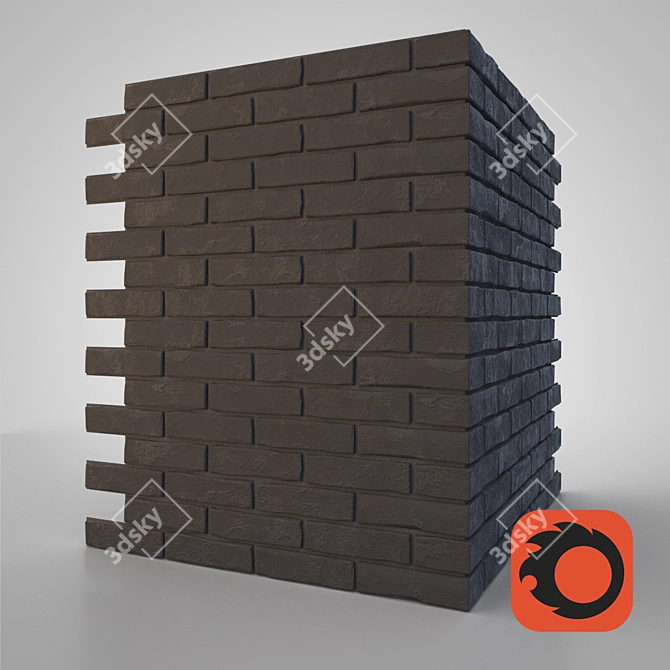Title: Low-Poly Brick Set 3D model image 3