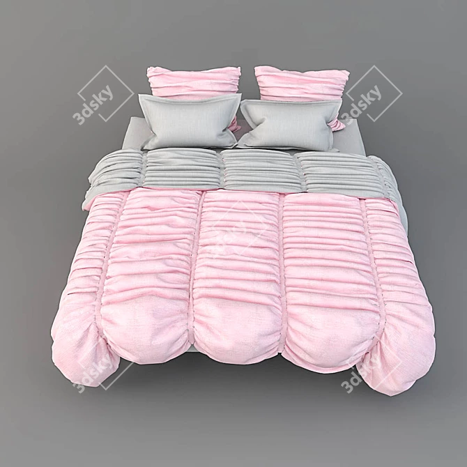 Textured Linens 3D model image 1